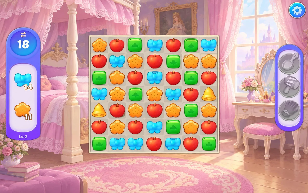 Glimmerhold Princess puzzle stage
